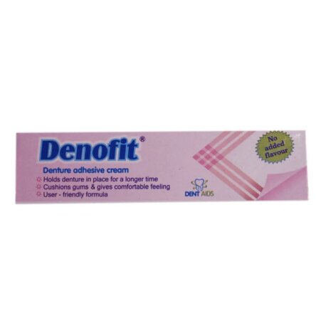 Dentaids Denofit Denture Adhesive Cream 15gm (Pack of 12)