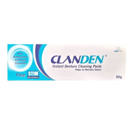 Stim Clanden Denture Cleansing Paste 80 Gms (Pack Of 12)