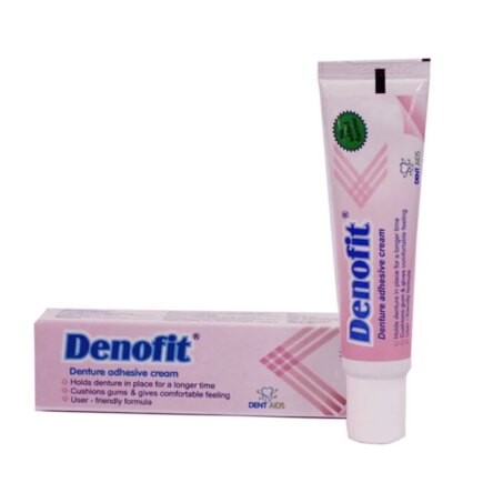 Dentaids Denofit Denture Adhesive Cream 15gm (Pack of 12)