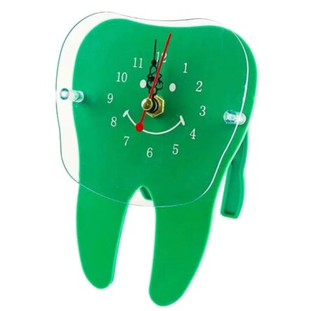 Tooth Shape Table Clock Assorted