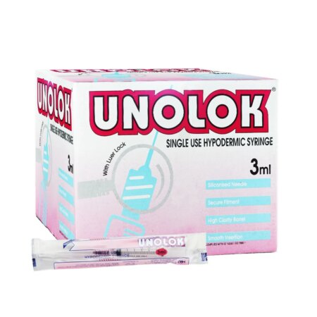 HMD Unolok Syringe 3ml | 26 Gauge | 1.5 Inch Needle