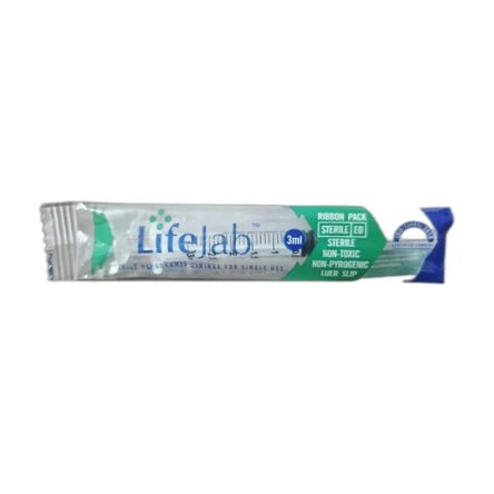 LifeJab Sterile Hypodermic Syringe With Needle 24 Gauge – 3ml