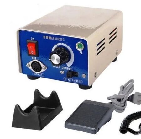 Marathon M3 Complete Set (Micromotor Engine+Foot Pedal+Control Box+Handpiece stand+Pouch)