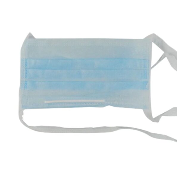 LD Super Eco Face Mask 2 Ply Tie - on Blue - LD-256N