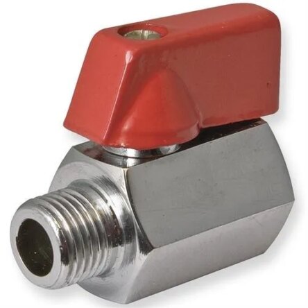 Sparedent Brass Mini Ball Valve Male/Female