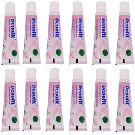 Dentaids Denofit Denture Adhesive Cream 15gm (Pack of 12)