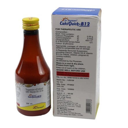 Dr Morepen CalciQuick-B12 Suspension(200ml)