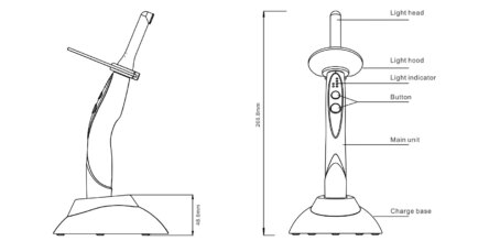 Woodpecker O Light 1 second Curing Light