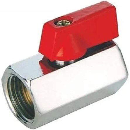 Sparedent Brass Mini Ball Valve Female/Female