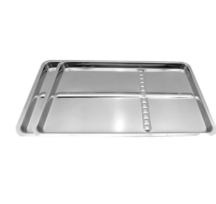 Life Steriware Stainless Steel Instrument Tray (24cm × 15cm)