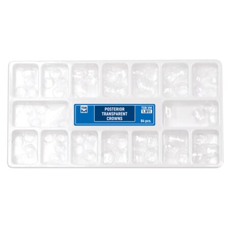 Russia Tor Vm Transparent Crowns 64 pcs- Posterior No 1.911