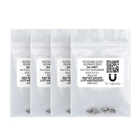 U Ortho Bondable Buccal Tubes - 1st Molar MBT 0.022 - U2/L1