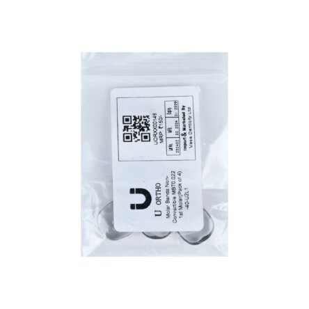 U Ortho Molar Bands Non-Convertible MBT 0.022 1st Molar (Pack of 4) -38+-U2L1