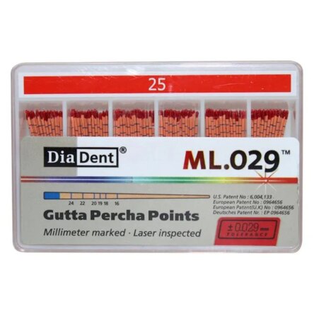 Diadent Gutta Percha Points – 2% # 45