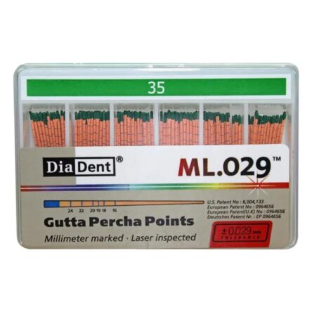 Diadent Gutta Percha Points – 2% # 45