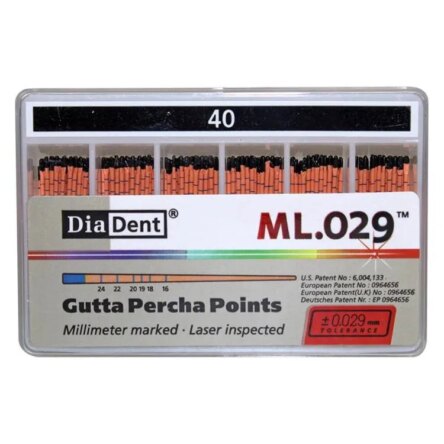 Diadent Gutta Percha Points – 2% # 45