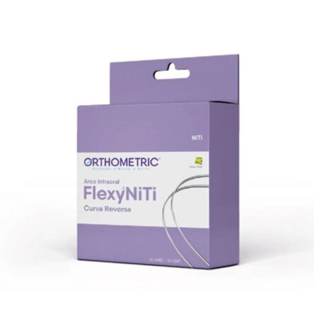 OrthoMetric Flexy NiTi Reverse Curve Intraoral Rectangular Archwire – 016×022 Lower