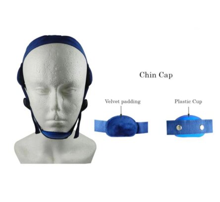 Captain Ortho Head Gear With Chin Cap Navy Blue Large – WO-HCHNBL