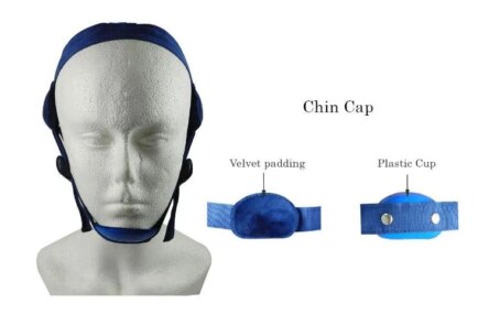 Wonder Head Gear With Chin Cap Navy Blue Small – WO-HCHNBS