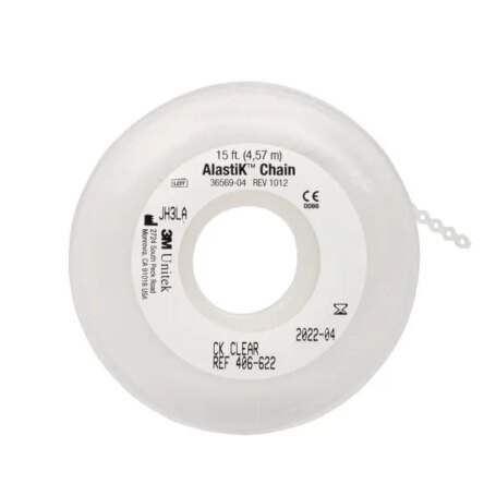 3M Unitek Alastik Bobbin Chain CK Clear 15 1EA (406-622)