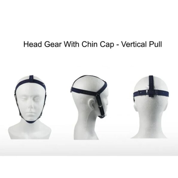 Rabbit Head Gear High Pull With Chin Cap Large - CH-CPHL