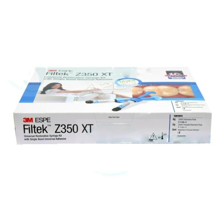 3m Espe Filtek Z350 Xt Universal Restorative Syringe Kit With Single Bond Universal Adhesive