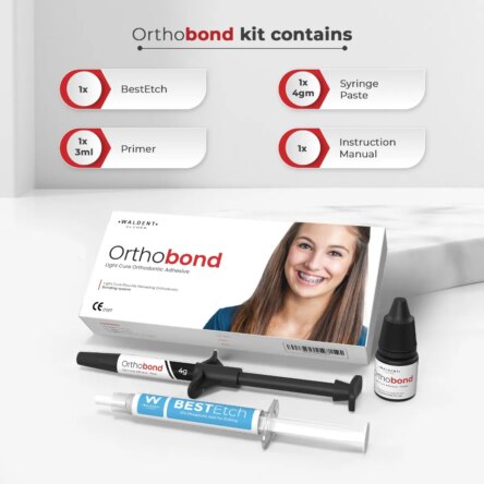 Waldent Orthobond Light Cure Orthodontic Adhesive Kit