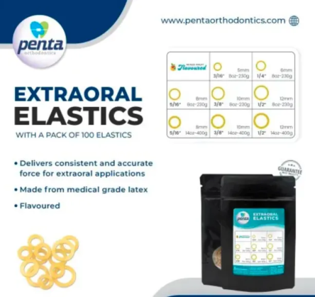 Penta Ortho Extraoral Elastics – size 5/16-14 Oz