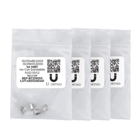 U Ortho Bondable Buccal Tubes - 1st Molar MBT 0.022 - U3/L2